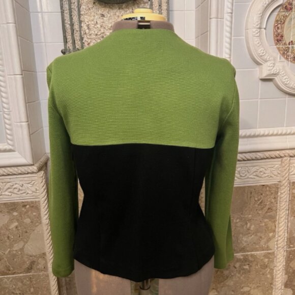 Vintage Sz 14. Unbranded. 70's Poly Double Knit Shacket. Zip. Long Sleeve. B121 - Picture 4 of 4